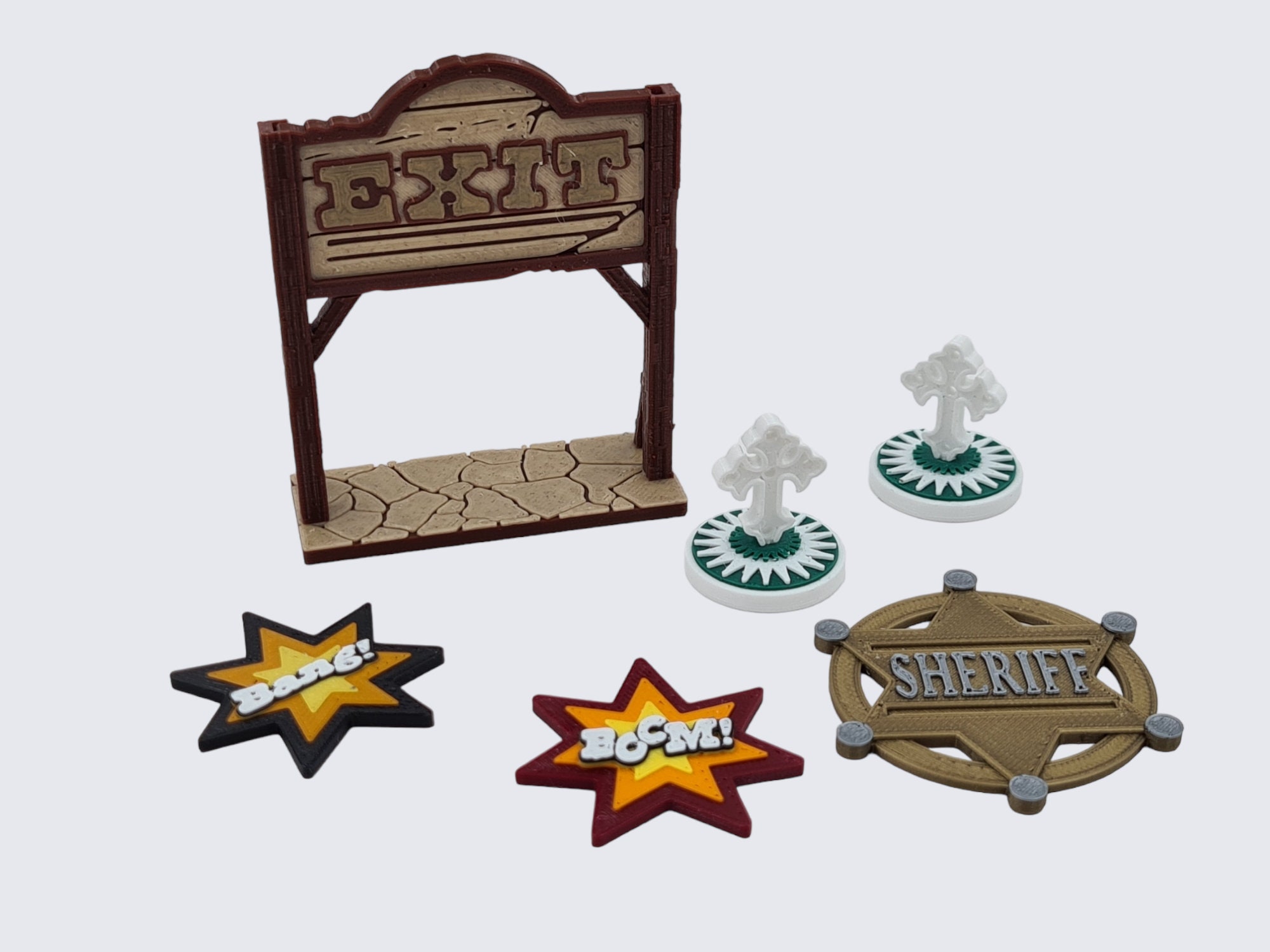Zombicide Undead Or Alive Game Tokens