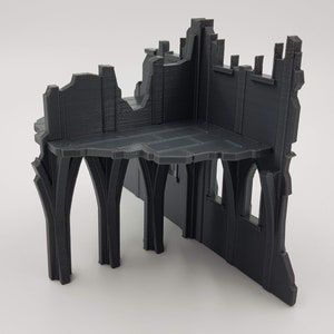 Sci-Fi Wargaming Terrain City Ruins 9 Piece Set image 9