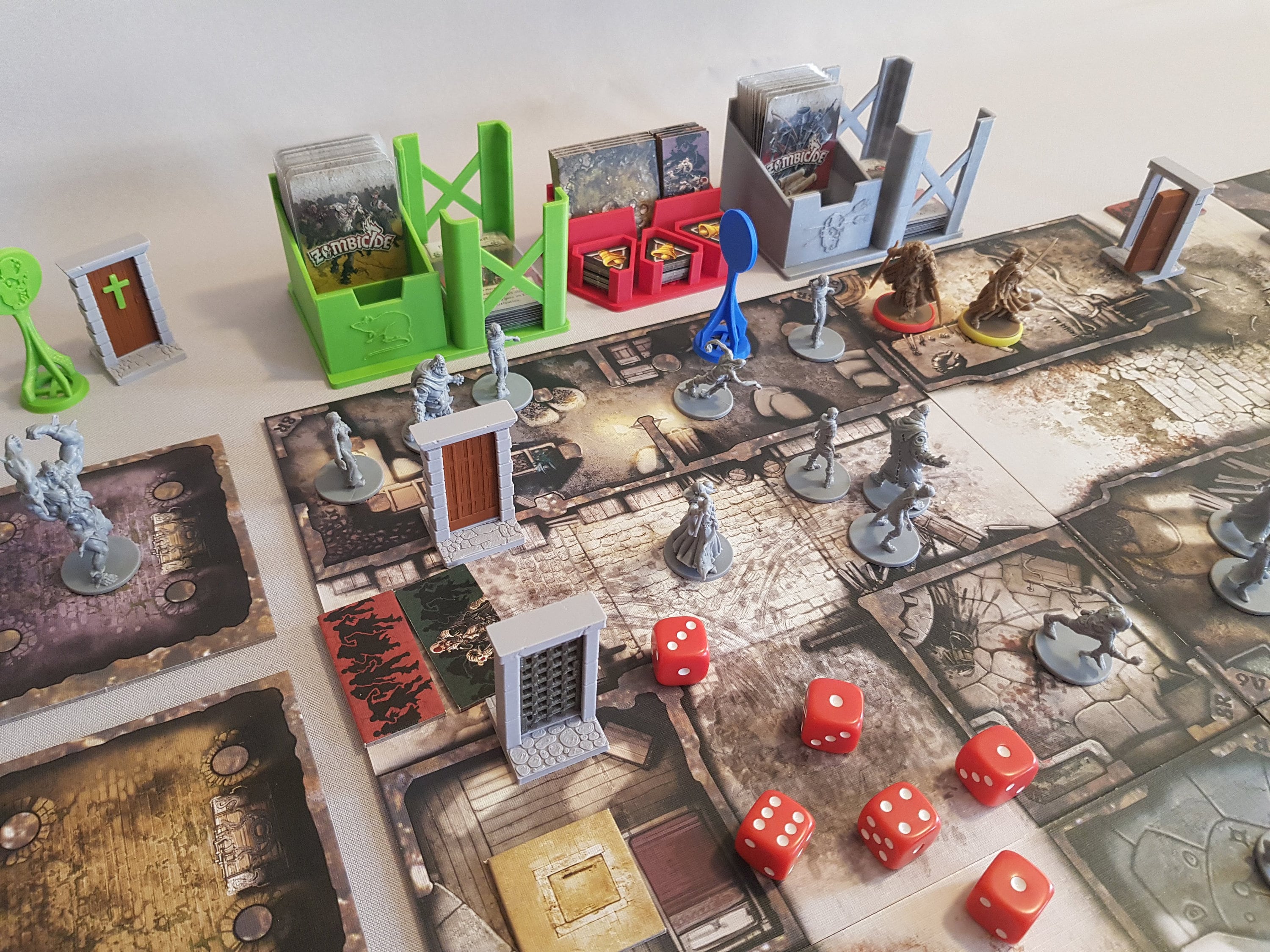 Zombicide Black Plague Card Holders - Sleeved Cards - Set of 3 - Etsy