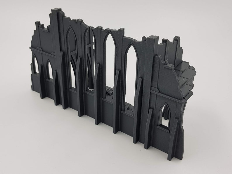 Sci-Fi Wargaming Terrain City Ruins 9 Piece Set image 10