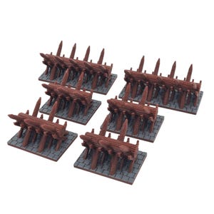 Barricadas medievales – 'Chevaux de Frise' - DnD Zombicide Tanares Adventures