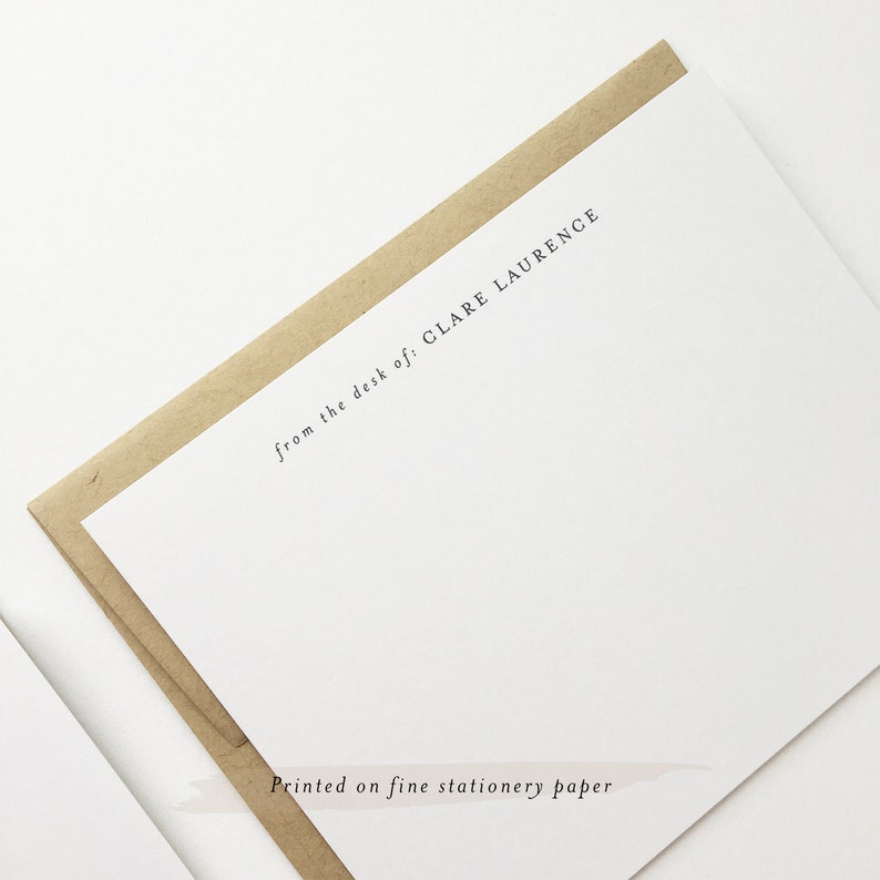 From The Desk Of.. Stationery
