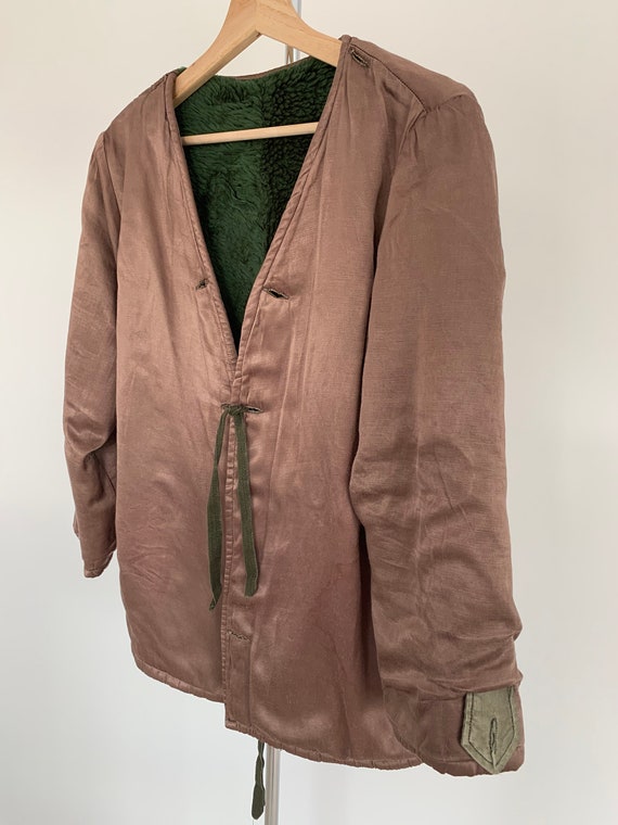Vintage Military Satin Liner Jacket