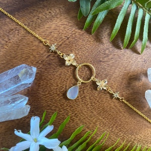 Fairy Moonstone Choker, Hypoallergenic, Fairy Necklace