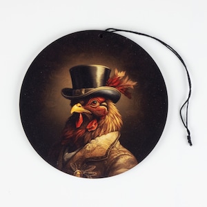 Hahn Ornament, Weihnachtsschmuck, Bauernhausdekor, Cottagecore, Weihnachtsschmuck, süßes Geschenk, lustiges Geschenk