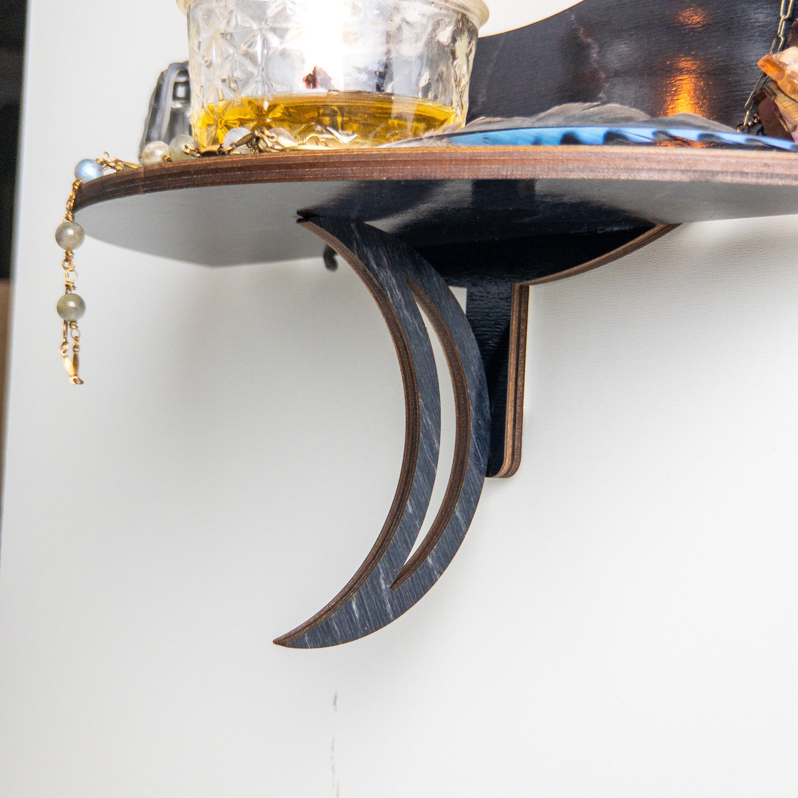 Witch shelf wiccan Shelf Wiccan decor Altar shelf 3moon Etsy