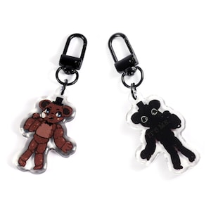 2” Freddy Fazbear Acrylic Charm