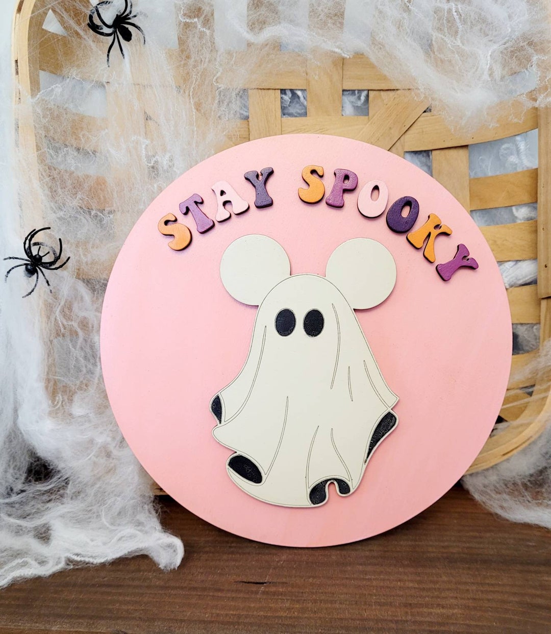 Stay Spooky Retro Disney Halloween Decor Retro Halloween Etsy