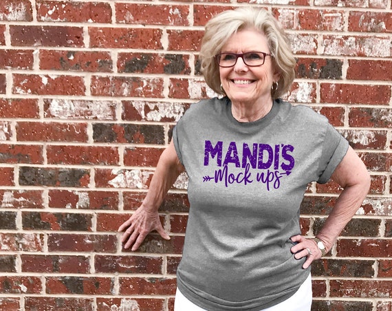 Download Mock Up Light Gray T-Shirt Gray T-Shirt Your Design - Psd ...