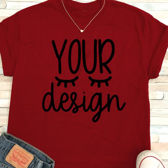 Download Mock Up Red T-Shirt Red T-Shirt Your Design Here | Mockup ...