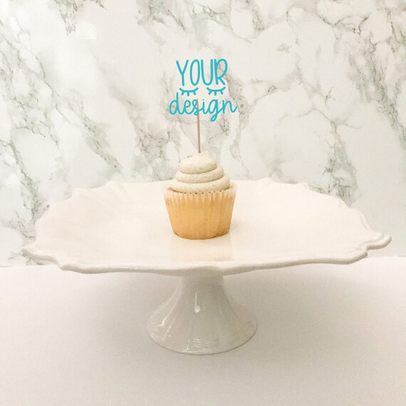 Cupcake Topper Mock Up Blank Cake Your Design Here Cupcake Topper Mock Up Blank Cake Your Design Here