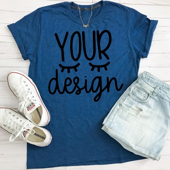 Download Blue T Shirt Recommended By Shorts And Lemons For Svg Files Etsy