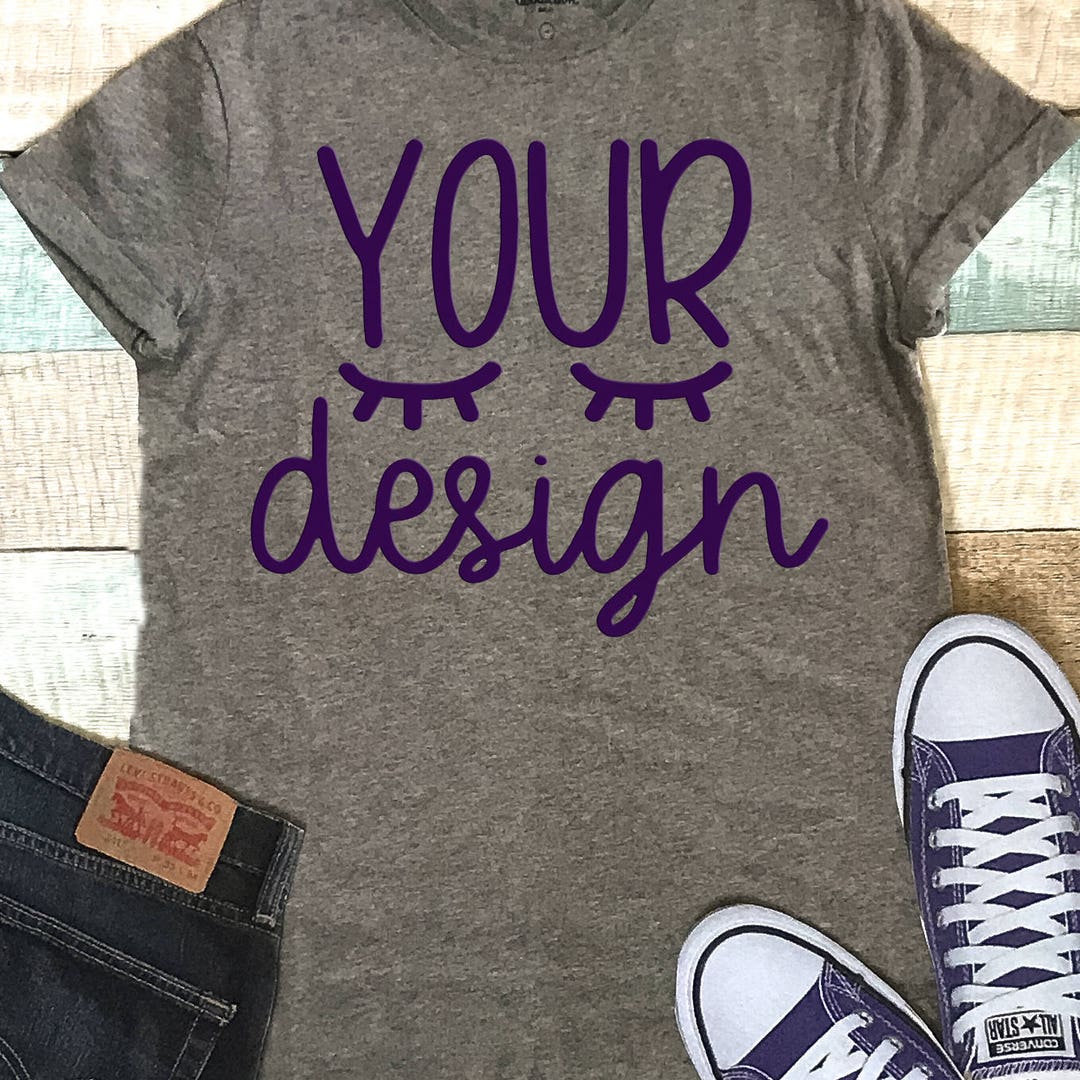 Mock up Gray Tshirt, Gray T-shirt, Recommended by Shorts and Lemons for ...