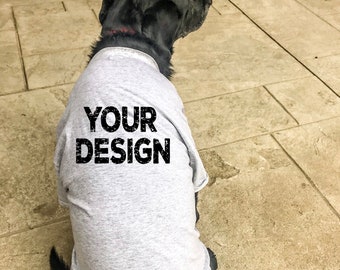 dog tshirt, dog model, black lab, gray T-shirt, mock-up, mockup, recommended by shorts and lemons for svg files, jpeg digital file