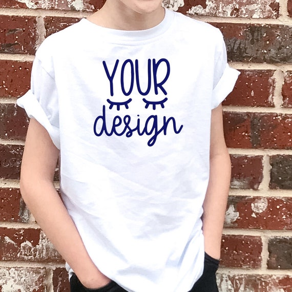 Download Mock Up White Tshirt White T Shirt Your Design Here Etsy