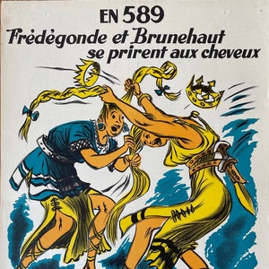 Cartel publicitario antiguo original - Lotería Nacional - Cartel vintage 1958 - Cartel de coleccionista - Artista Van Rompaey