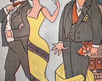 Le Rire Magazine 1904 Origineel Frans satirisch tijdschrift Compleet nummer Belle Époque Geïllustreerde antieke kunst