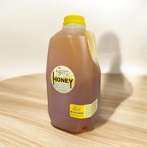 Honey - 5lb Jug - Wildflower - Minnesota Pure Raw Honey - BPA Free Jug