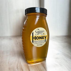 Wildflower Honey - 1lb Glass Jar - Minnesota Pure Raw