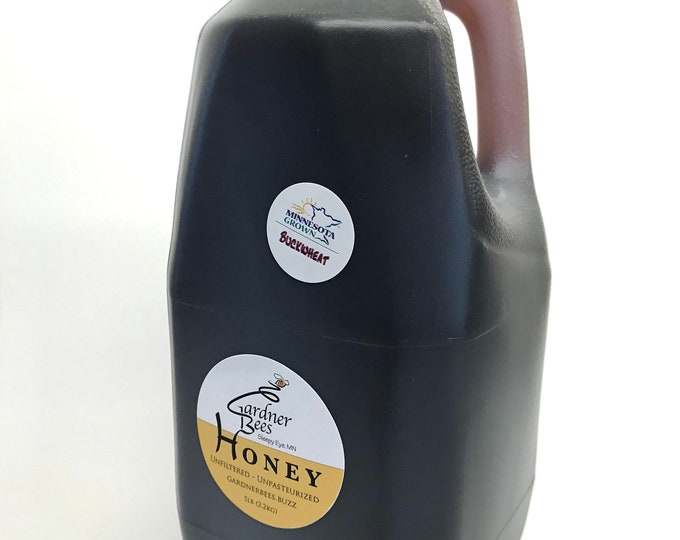 Buckwheat Honey 5lb Jug Minnesota Pure Raw Honey BPA Etsy