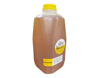 Honey - 5lb Jug - Wildflower - Minnesota Pure Raw Honey - BPA Free Jug