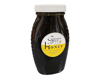 Buckwheat Honey - 1lb Glass Jar - Minnesota Pure Raw