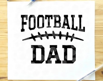 Football dad svg | Etsy