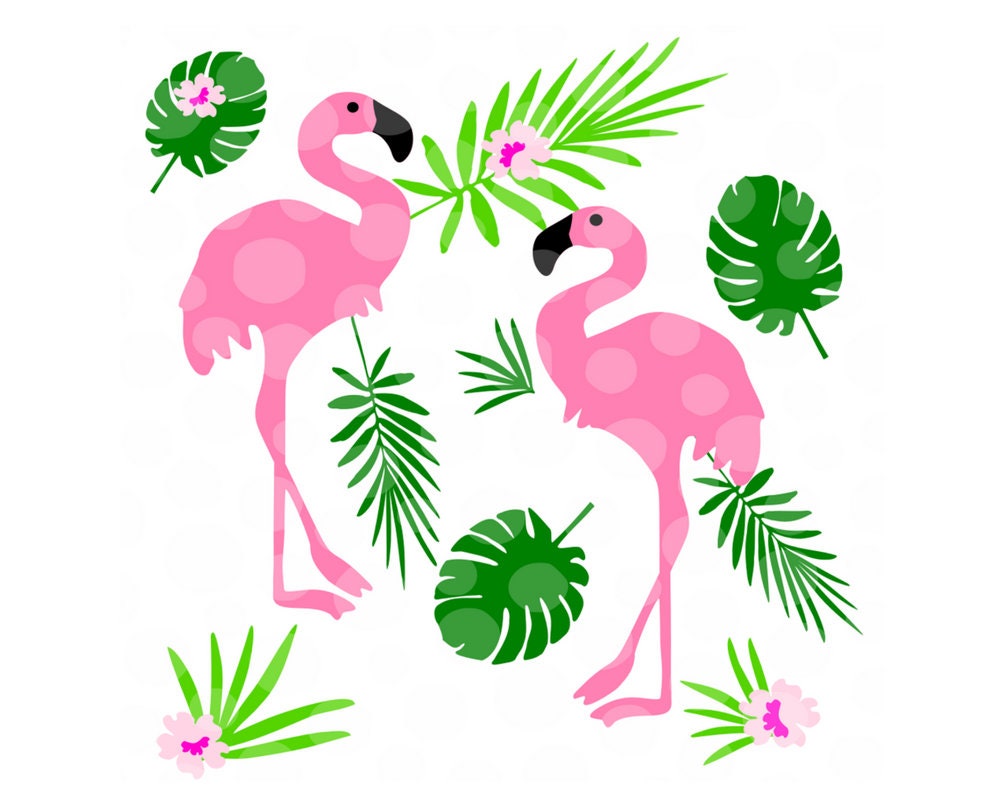 palm tree and flamingo svg palm tree and flamingo svg