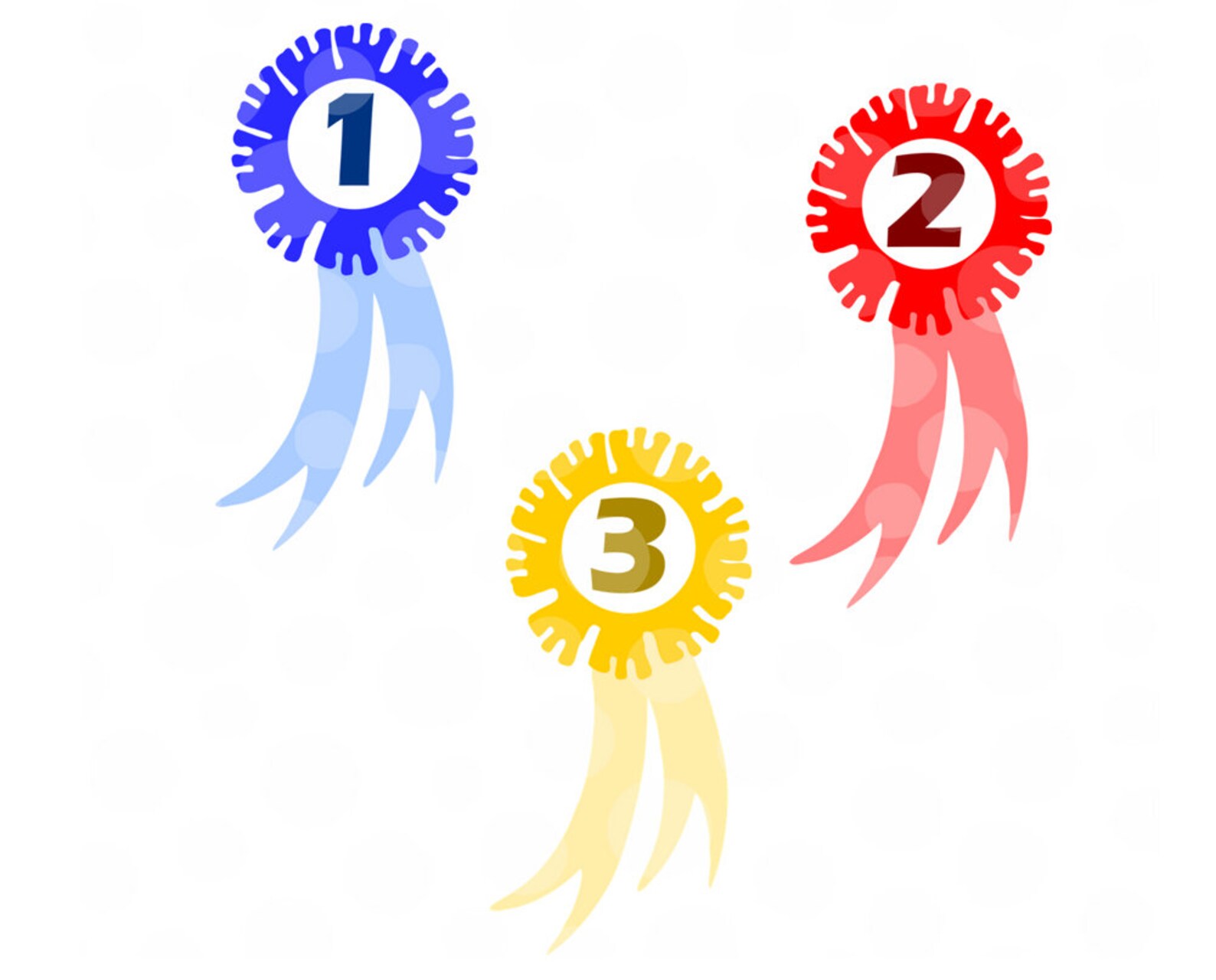 Prize Ribbons SVG Winner Ribbon Cut File Best of Show Etsy