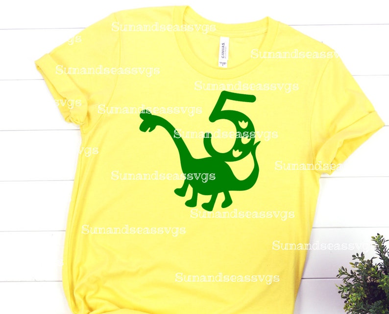 Download 5th Birthday svg Five Dinosaur svg 5th birthday party age ...