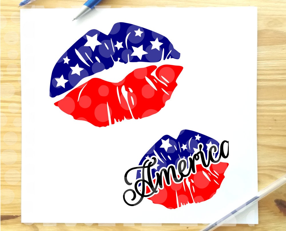 Free Free American Flag Lips Svg 742 SVG PNG EPS DXF File