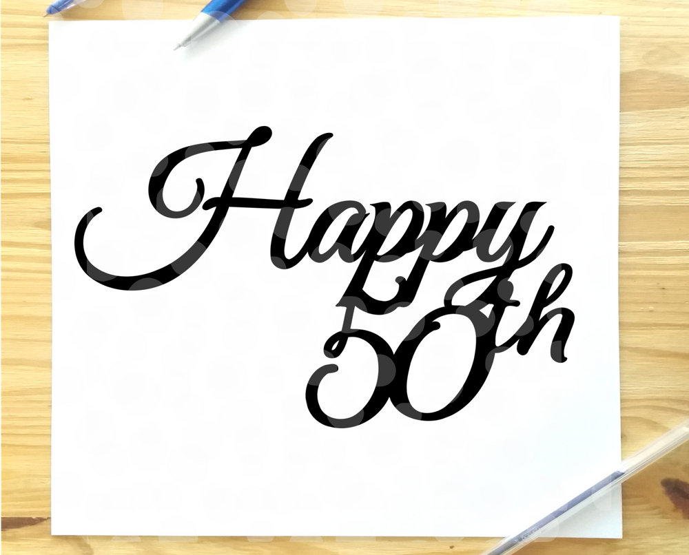 Download 50th Birthday svg happy 50th svg 50th birthday sayings 50 | Etsy
