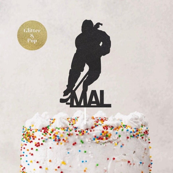 Hockey Cake Topper Etsy