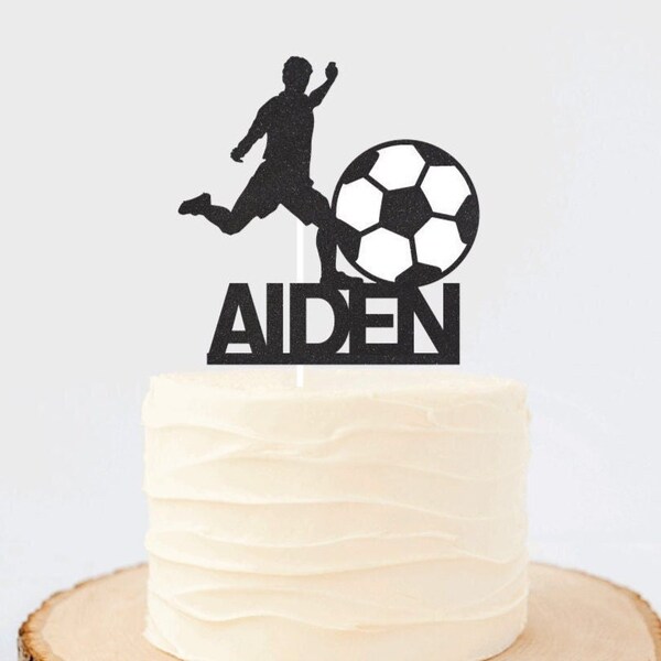 Soccer Cake Topper - Etsy