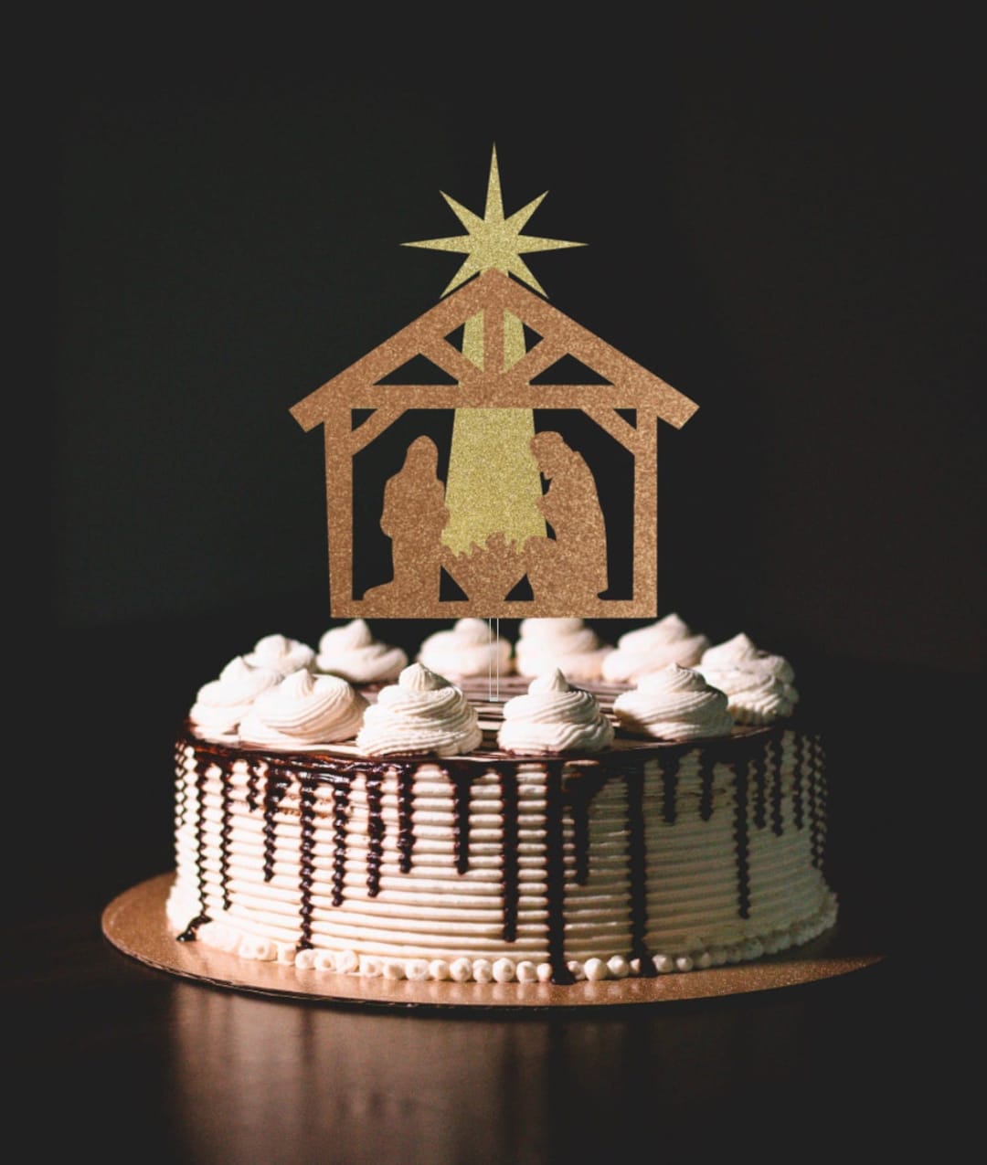 Nativity Scene Cake Topper Christmas Cake Topper Christmas Nativity Cake Topper Jesus Cake