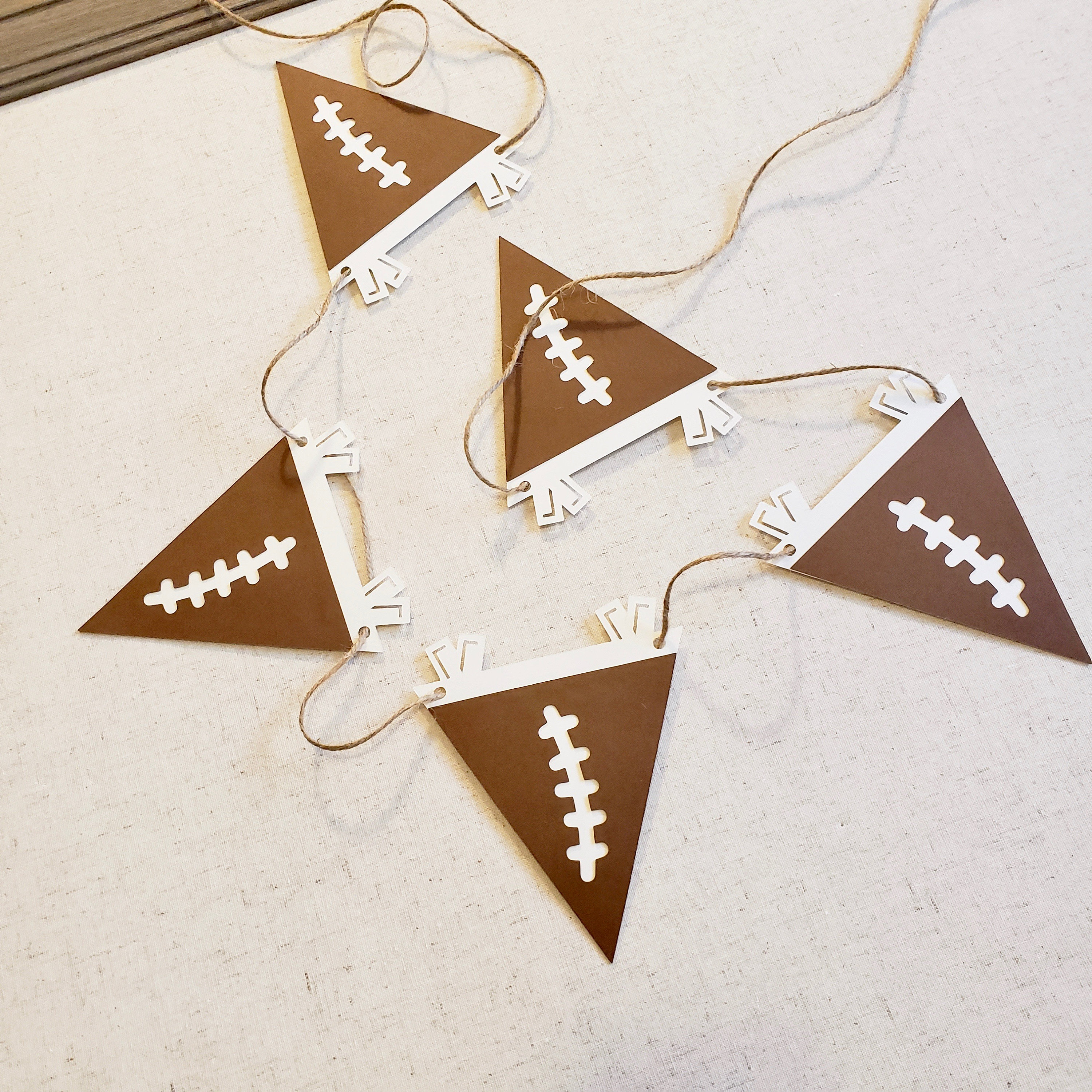 Football Garland Football Banner Football Party Super Etsy