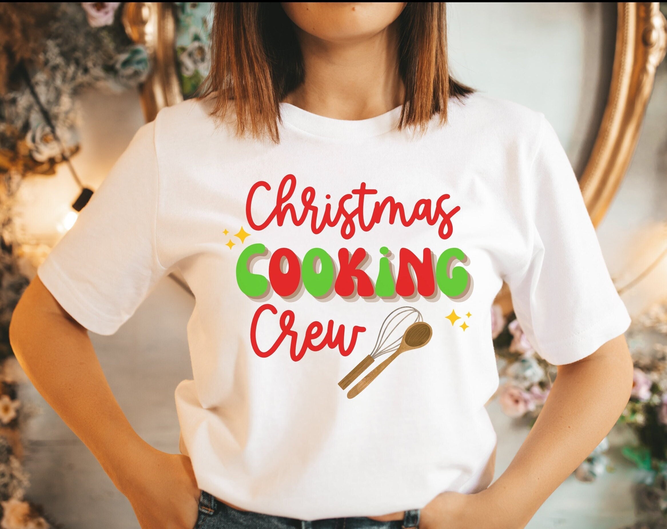 Christmas Cooking Crew Group T-shirt Shirt Christmas Hostess Gift Cookie Baking  Crew Cute Holiday Tee Unisex Jersey - Etsy