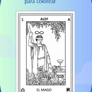 Große Arkana zum Ausmalen: Kreatives und meditatives Tarot-Notizbuch. Lernen Sie einfach/kabbalistische Ressourcen in der spanischen Kabbala-Esoterik