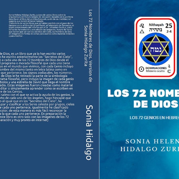 Los 72 Nombres de Dios Por Sonia Helena Hidalgo Zurita/ Nombres de los ángeles, fechas, salmos Sellos significado/Oferta por tiempo limitado
