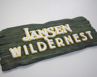 3-D HDU Routed Sign