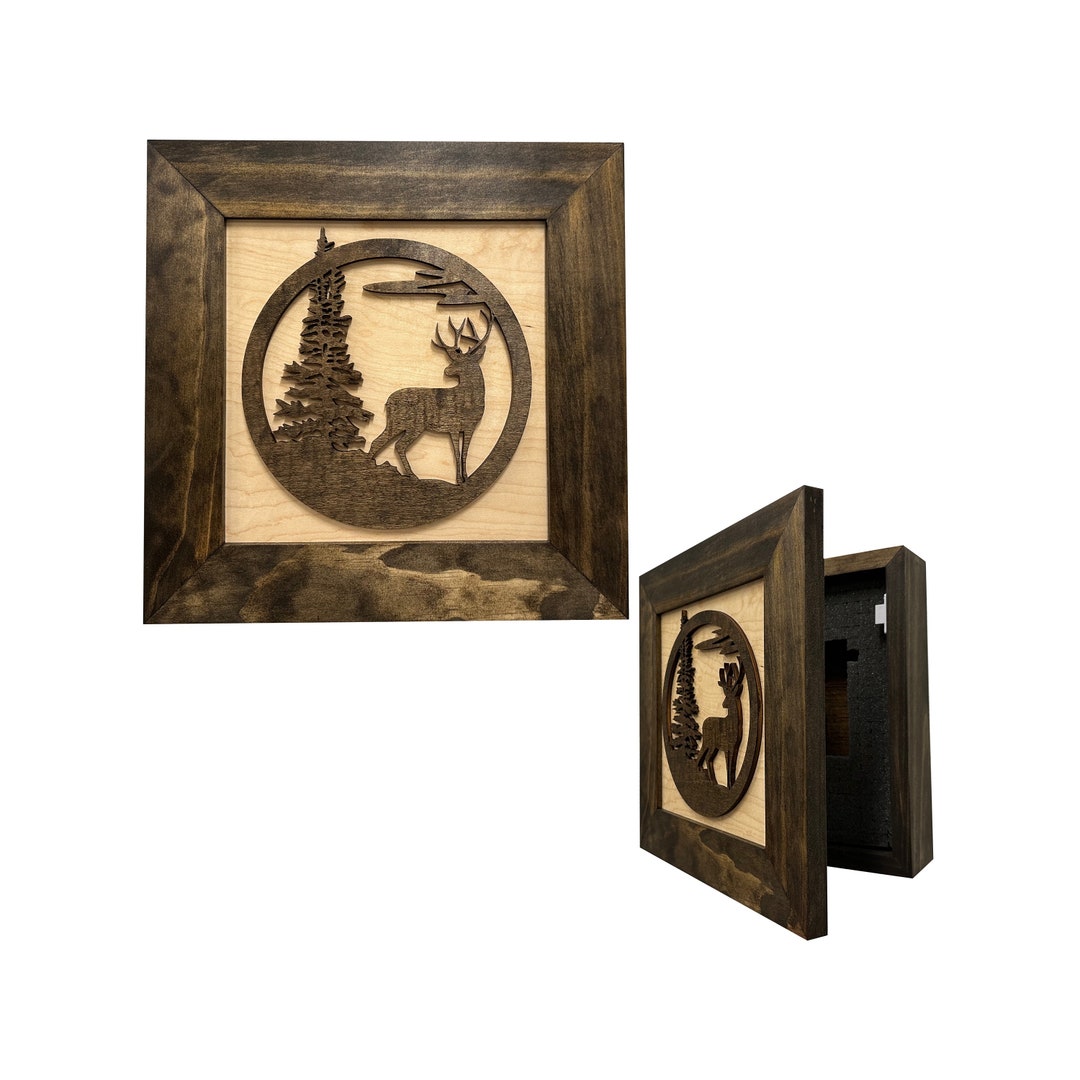 Decorative Wallmounted Gun Gun Safe to Securely Store Your Gun