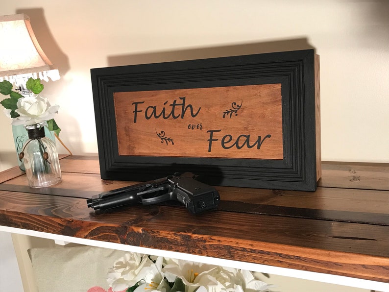 Concealed Gun Storage Wall Decor Hidden Compartment Wall Etsy