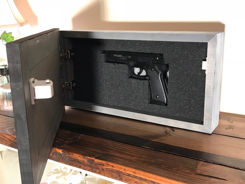 Concealed Gun Storage Wall Decor Hidden Compartment Wall Etsy