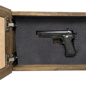Hidden Gun Storage Cabinet With Decorative Three Layered...
