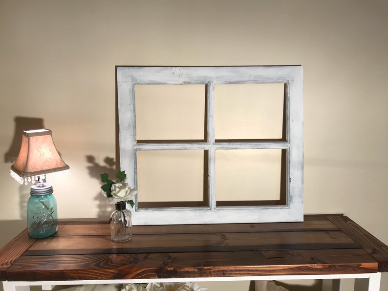 Old Distressed Window Frame 4 Pane or 6 Pane Vintage Etsy