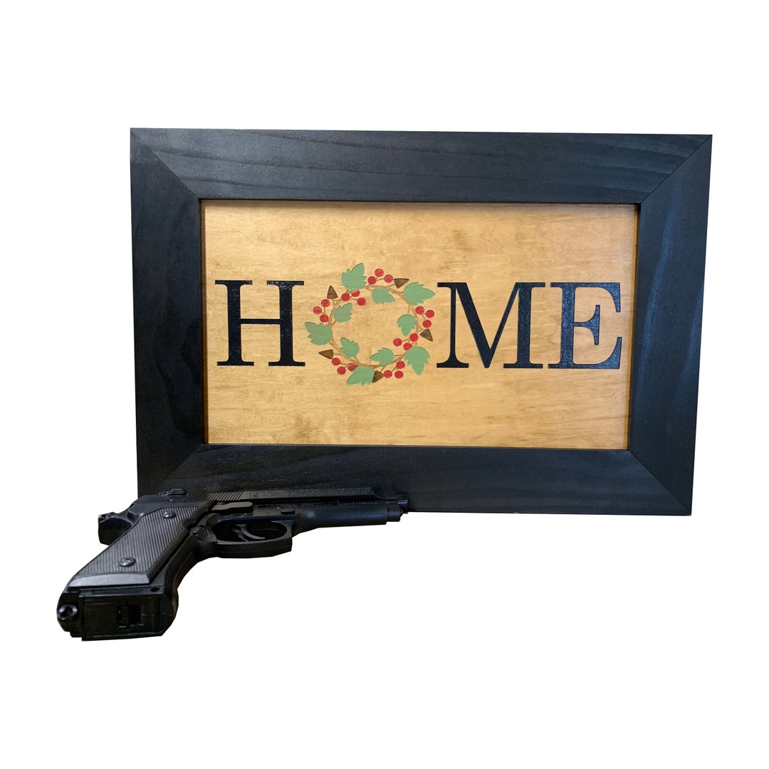 Bellewood Designs Gun Concealment Wall Decor Series Hidden Etsy