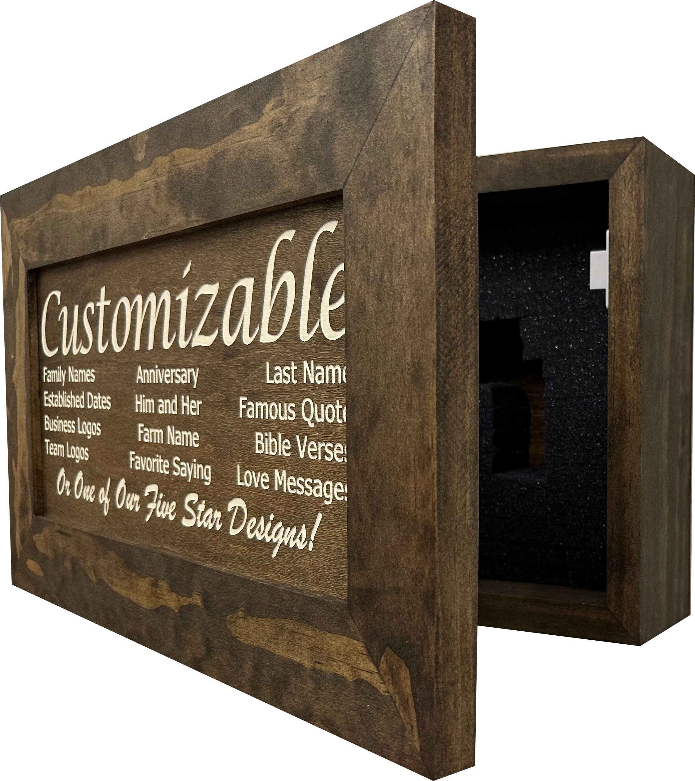 Customizable Gun Safe Bellewood Designs Customizable Gun Cabinet Wall Decoration ...