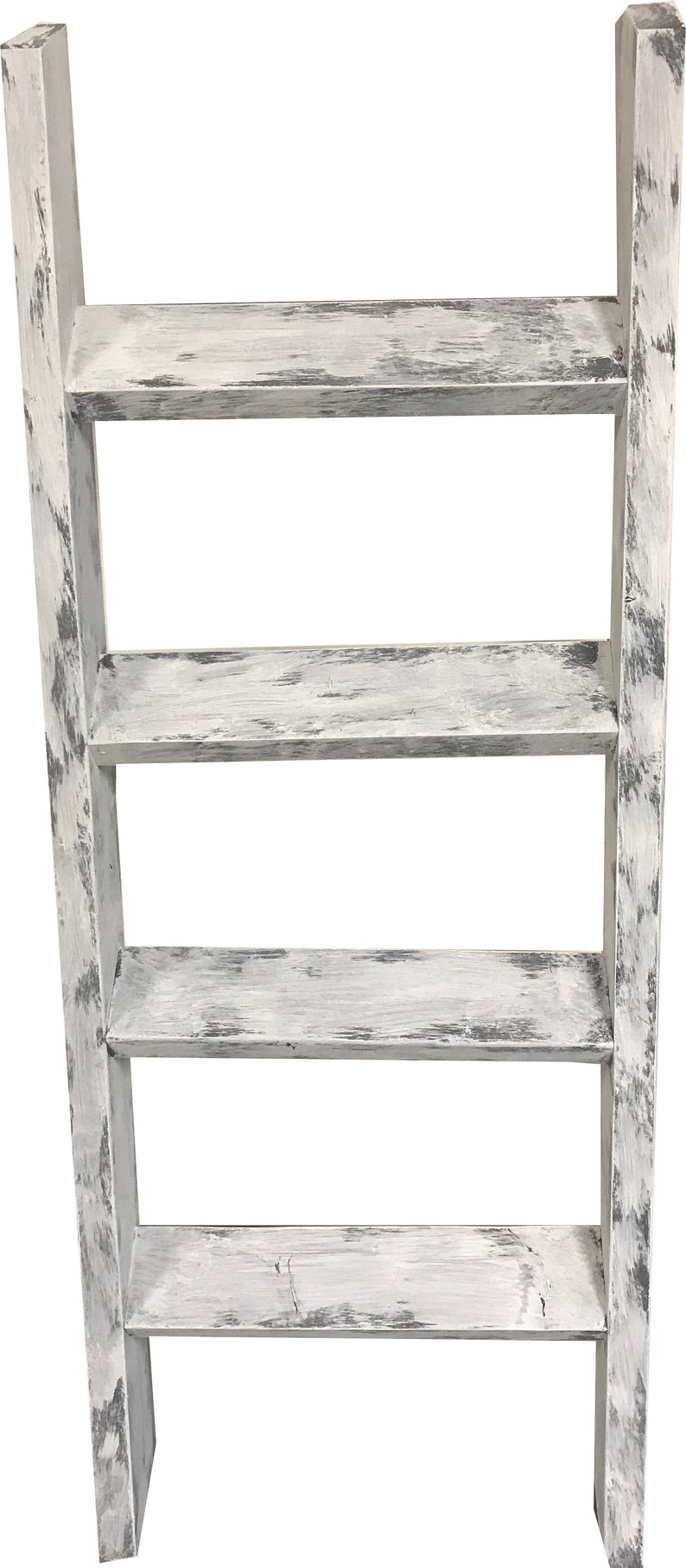 3 4 or 5 Ft Vintage Distressed White Blanket Ladder Quilt Etsy