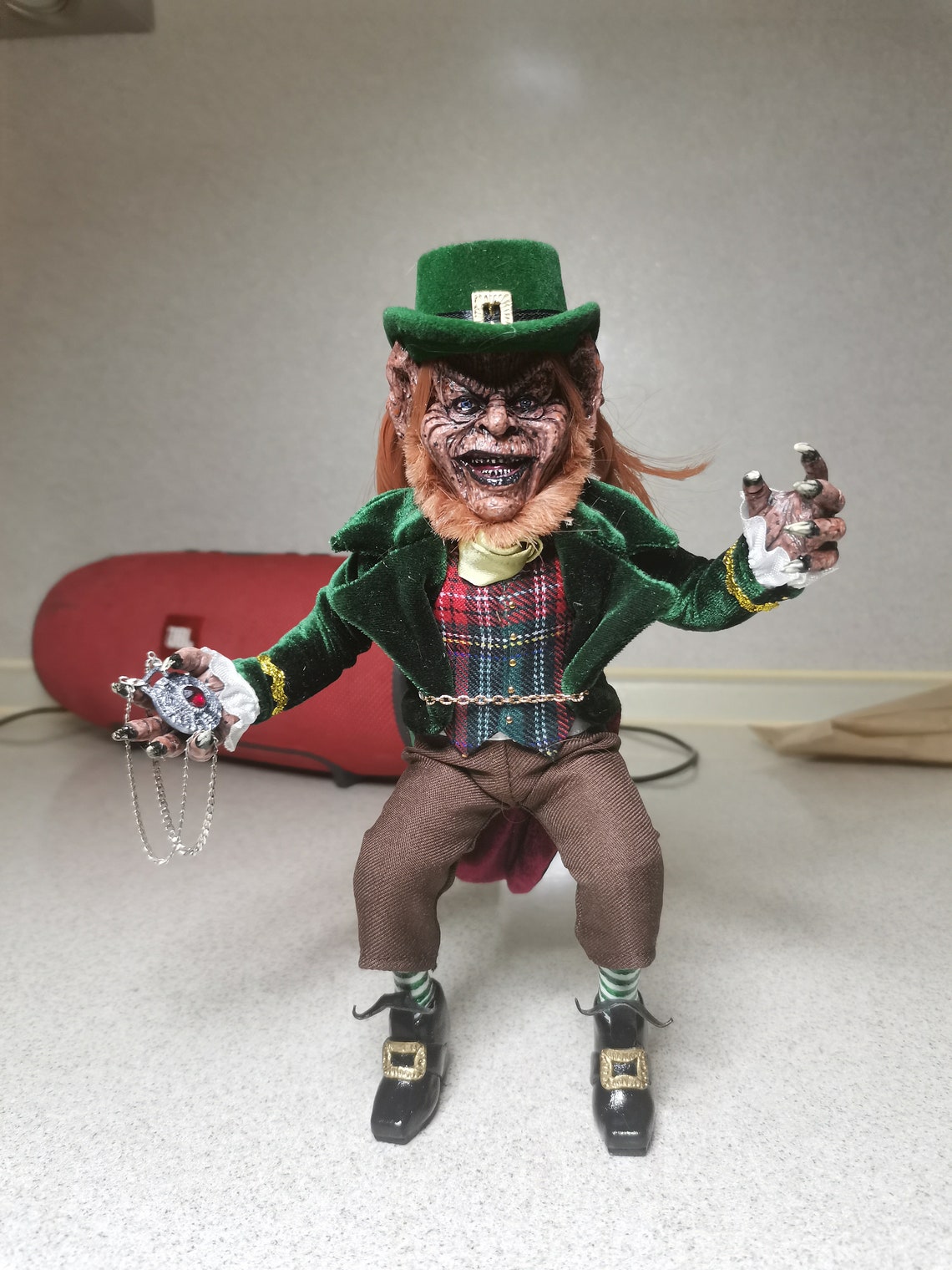 Leprechaun figurine horror film very high detail 1/6 Etsy