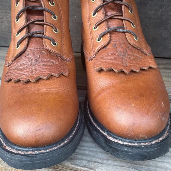 Ariat Mens Lace up Heavy Duty Work Boots Sierra Cascade Size  display picture 1